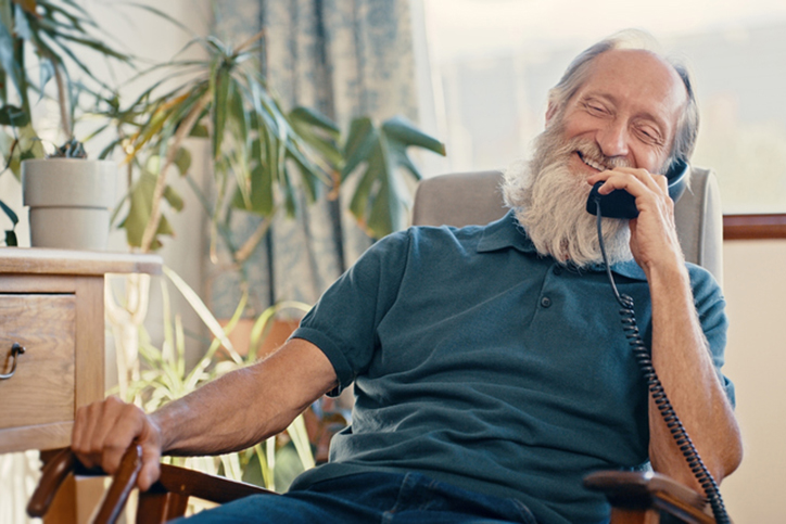 Man talking on the phone